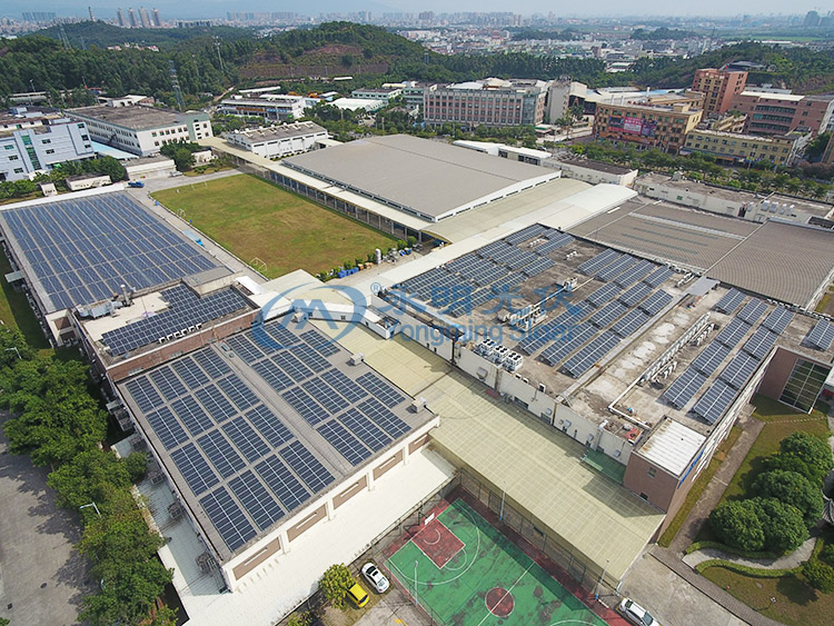 東莞京濱汽車電噴裝置有限公司840KW光伏發電項目